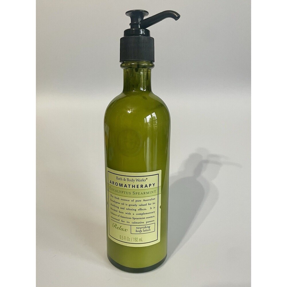 RARE/HTF..Bath & Body Works 6.5oz EUCALYPTUS SPEARMINT Lotion